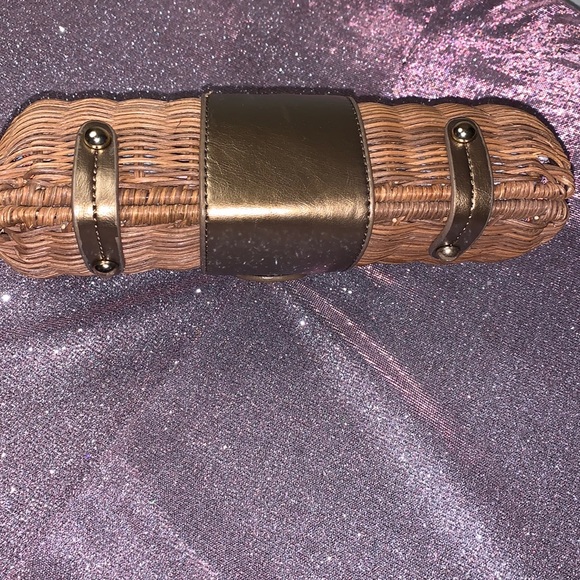 Vintage Bohemian‎ Woven Straw Basket Shoulder Bag - Picture 4 of 5